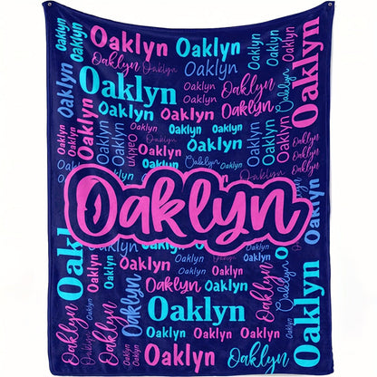 Custom Name Blanket - Personalized Blanket