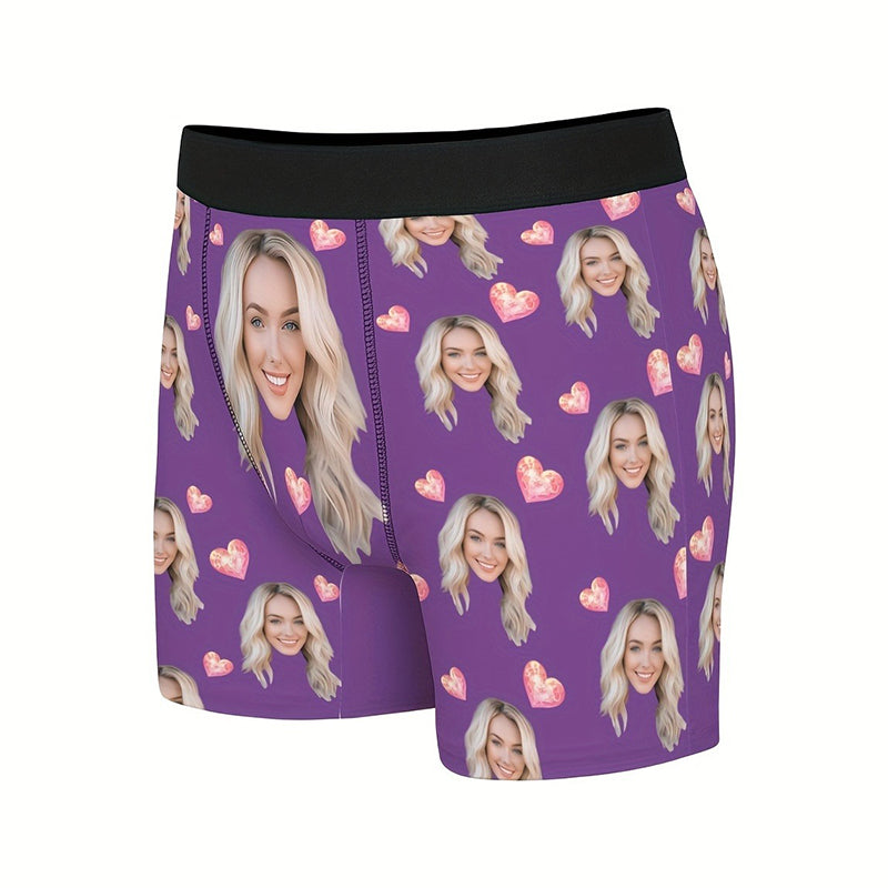 Men's Custom Boxer Briefs - Personalized Photo