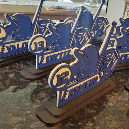 Youth Baseball Team/Player Gift Trophy Memorabilia - Base