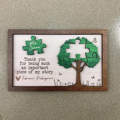 Personalized Teacher Appreciation Gifts, Teacher Gift Sign