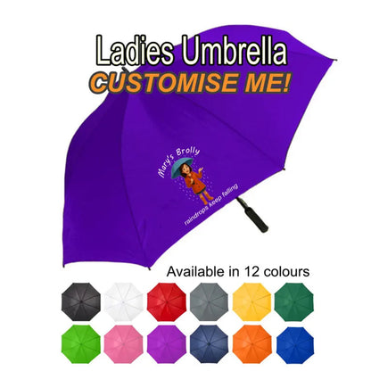 Personalised Umbrella, Your logo, Custom Logo or Message Umbrella