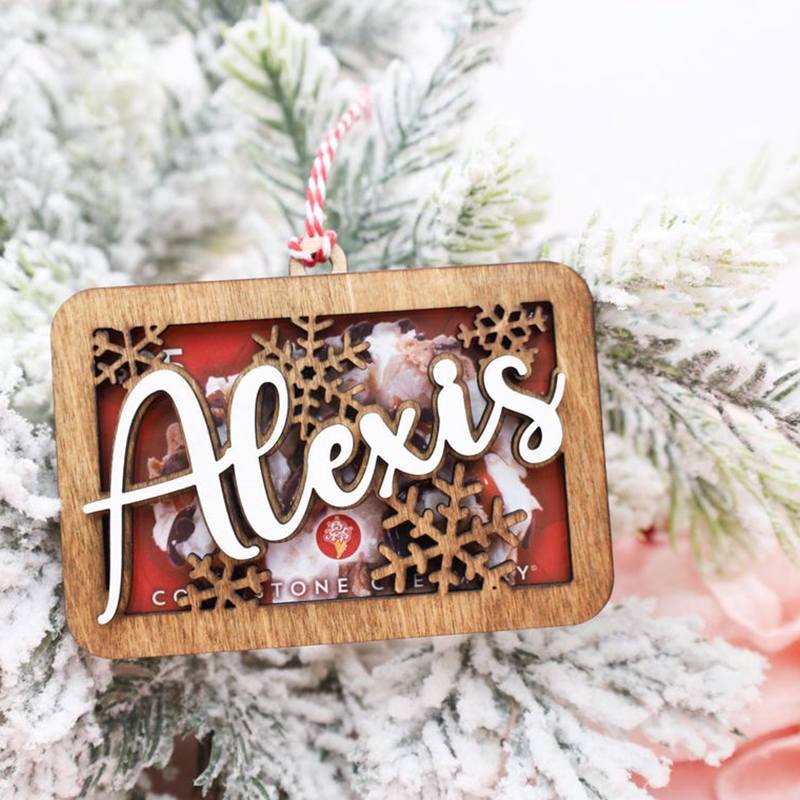 Personalized Gift Card Holder Ornament