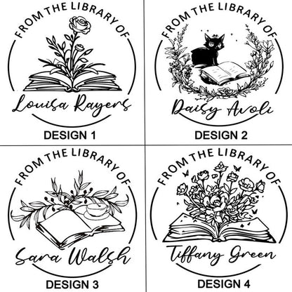 Personalized library stamp Self Inking Library Stamp