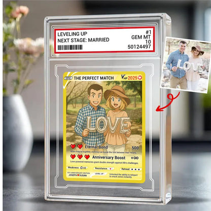 Personalized Poke Love Acrylic Card