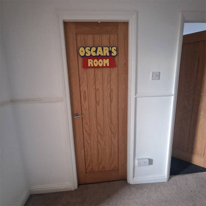 Toy Story Style  Name Door / Wall Plaque / Sign