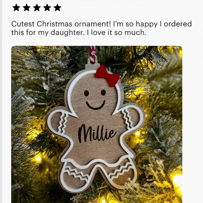 Personalized Gingerbread Ornament
