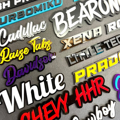 Custom Car Name Emblem Badge Custom