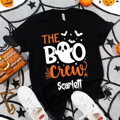 The Boo Crew Shirts, Custom Halloween Shirts, Kids Halloween Shirts