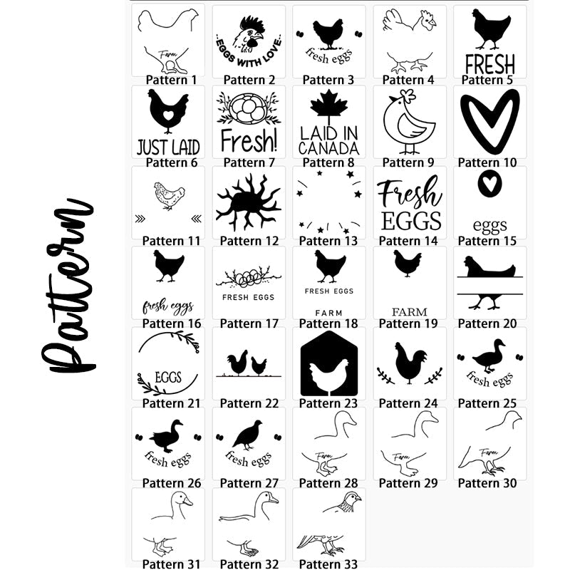 Personalized Custom Egg Stamp! Farm Stamp | Egg Marking | Egg Stamper | Egg Carton Stamp