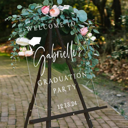 Graduation Party Welcome Sign, Graduation Party Decor Sign