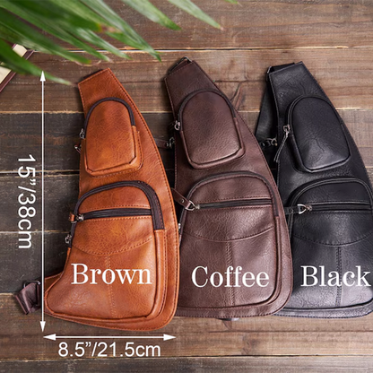 Personalized Crossbody Bag,Leather Crossbody Sling Bag