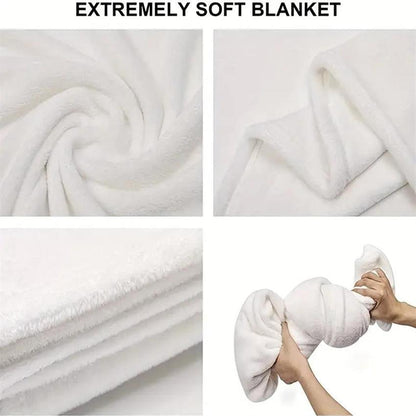 Name Text Soft Flannel Blanket with Name