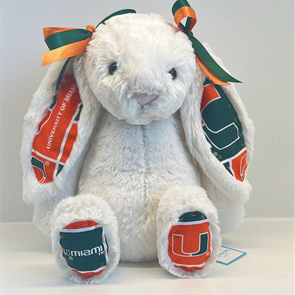 Custom Collegiate Jellycat Bunny: College Acceptance, Graduation