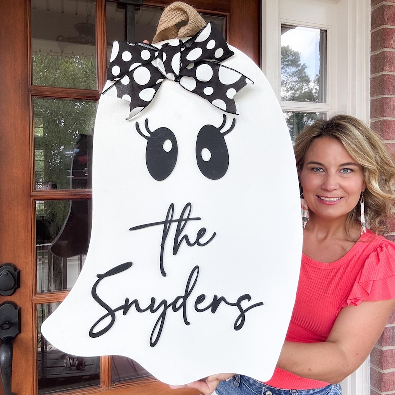 Ghost Door Hanger | Halloween Door Hanger