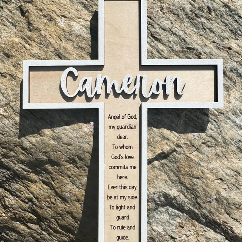 Baptism Cross/ Baptism Gift/Wooden Cross/Baby Shower Gift