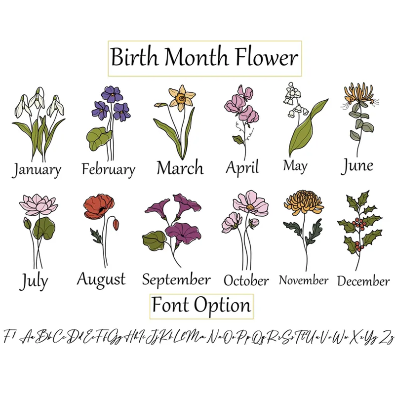 Personalized Bridesmaid Notepad,Custom Birth Flower Notebook with Name