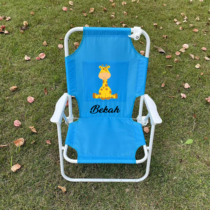 Monogrammed Kid's Beach Chair w/ umbrella Monogrammed chair