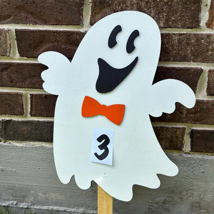 Personalized Ghost Yard Art Halloween Outdoor Decor Custom Fall Garden Decoration