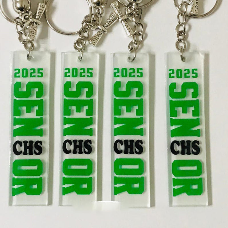 Personalized Graduation Keychain 2025, Graduate Gift, Senior 2025 Gift Idea