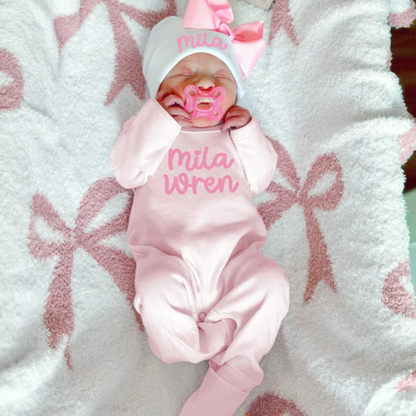 Baby Girl Coming Home Outfit Baby Girl Gift Newborn Girl Outfit