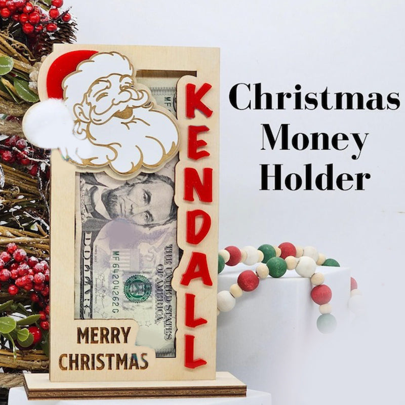 Personalized Christmas Money Holder, Stocking Stuffer for teens