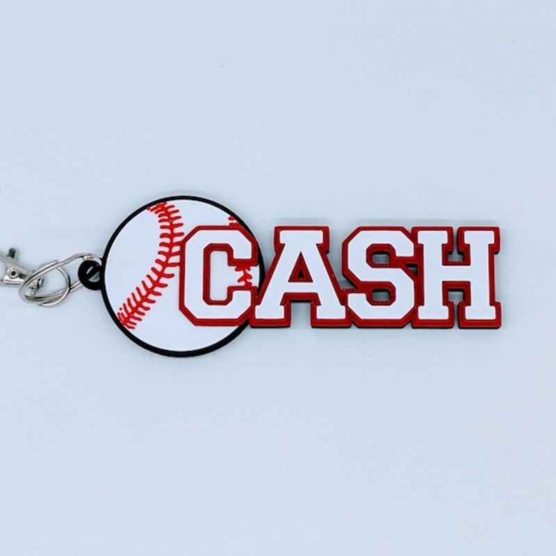 Name tag Customized Sports Bag Tag - Keychain