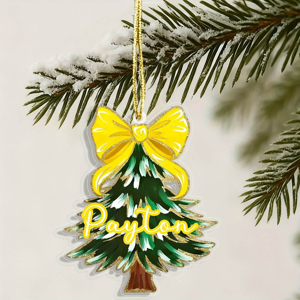 2D Flat - Personalized Custom Christmas Ornament