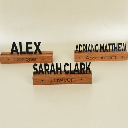 Personalized Wooden Name Plate