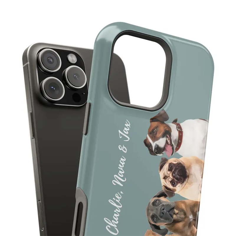 Custom Pet Portrait MagSafe Phone Case