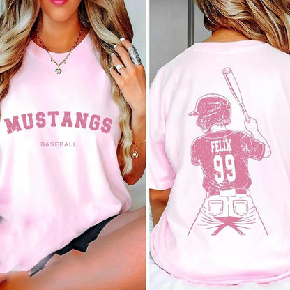 Customized Baseball Mom Shirt