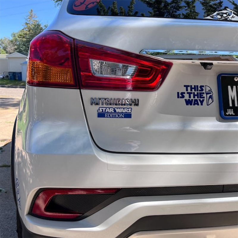Custom EDITION Badge with Car