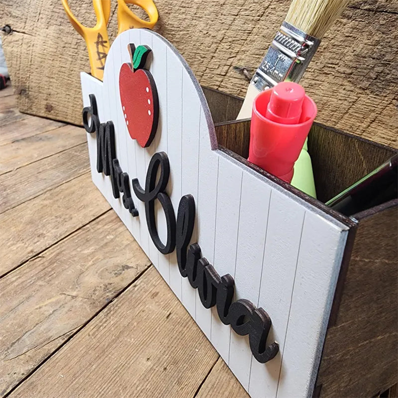 Teacher’s Gift Pencil Holder Desk Organizer