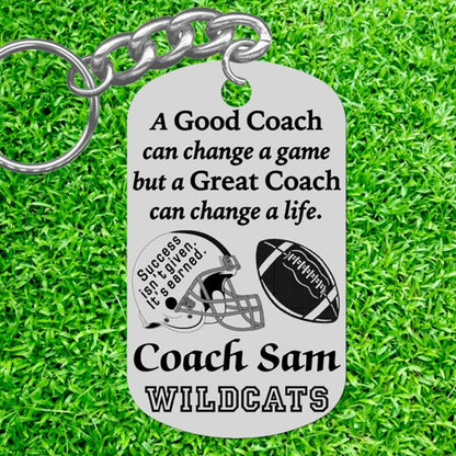 High School ,MUSIC ,FOOTBALL Coach Keychain Gift