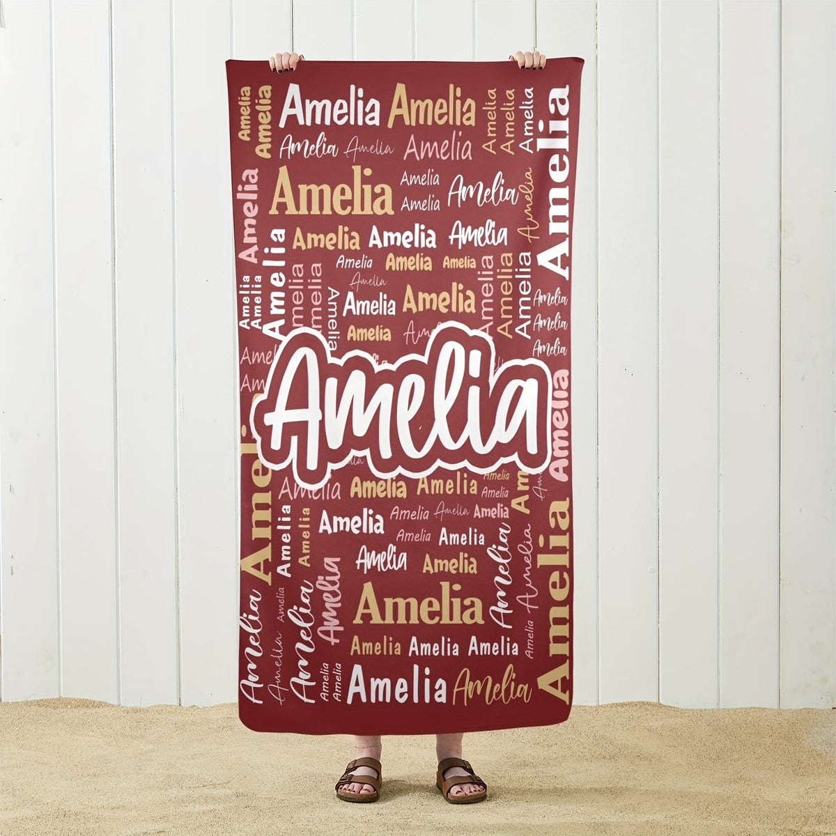 Personalized Name Beach Towel - Super Absorbent