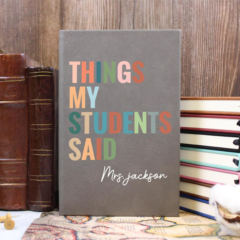 Personalized Teacher Journal,Thank you gift for Teacher