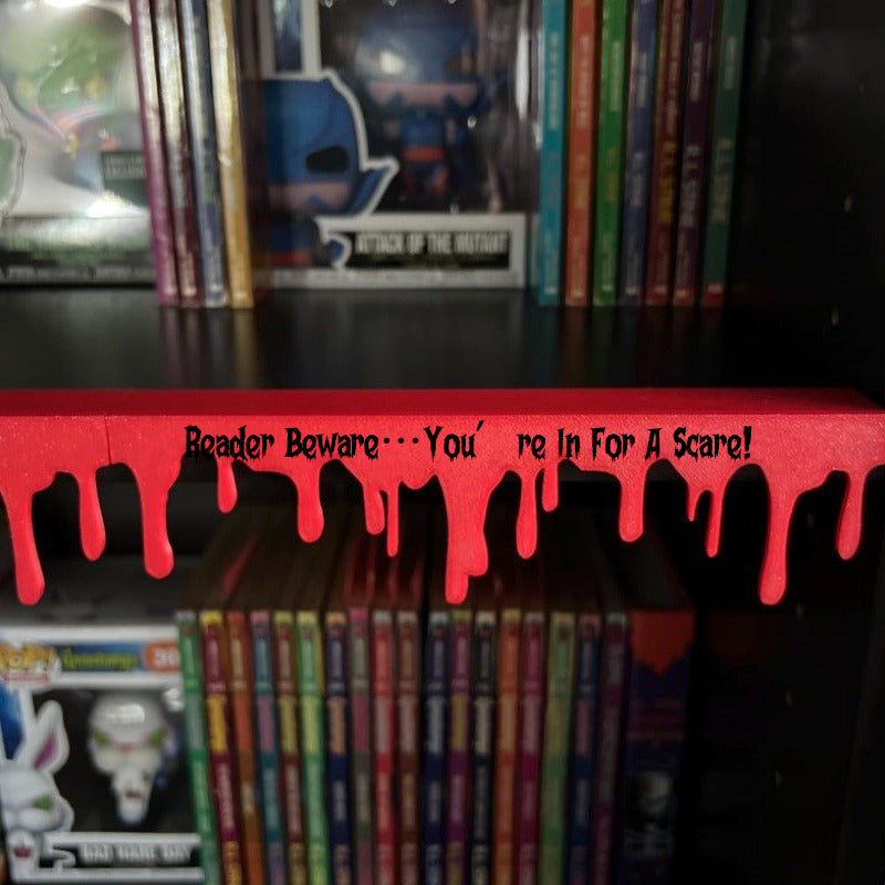 Slime Drip Bookshelf Decor | Blood Drip Bookshelf Decor