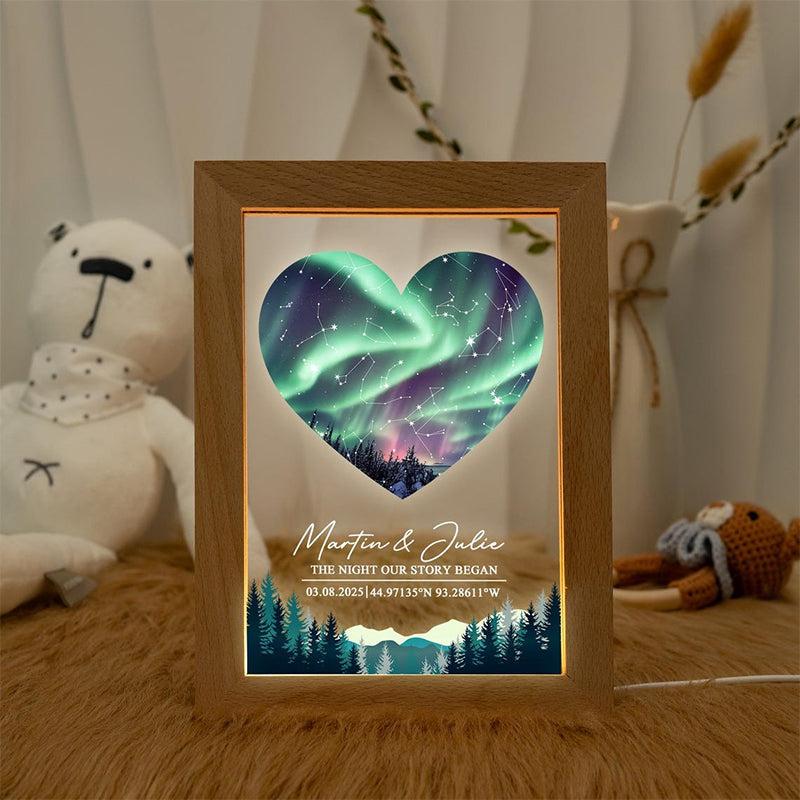 The Night Our Story Began -- Personalized Date Text