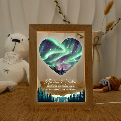 The Night Our Story Began -- Personalized Date Text