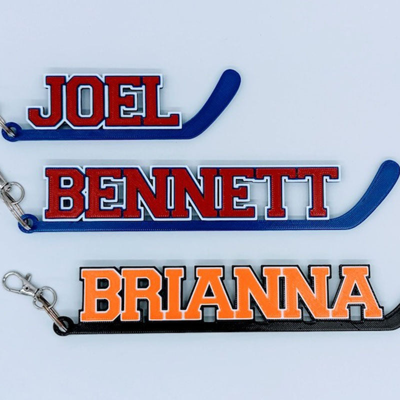 Name tag Customized Sports Bag Tag - Keychain