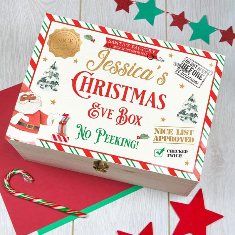 Personalized Christmas Eve Box, Boys Girls Custom Name