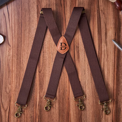 Custom Leather Suspenders,Personalized Suspenders