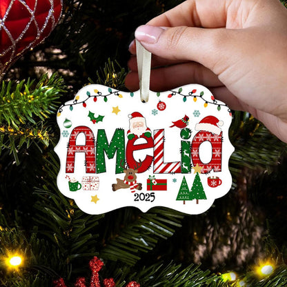 Personalized Kids Name Christmas Ornament