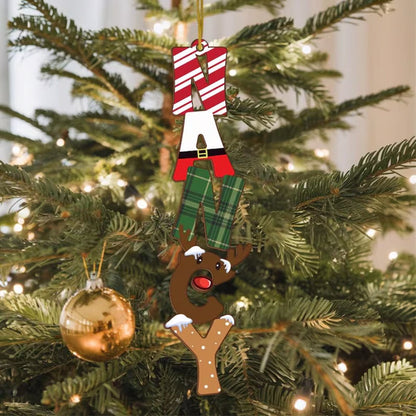 Personalized Christmas Name Letter Ornament 2025