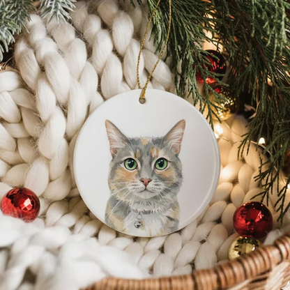Custom pet memorial ornament, dog remembrance ornament, custom pet ornament
