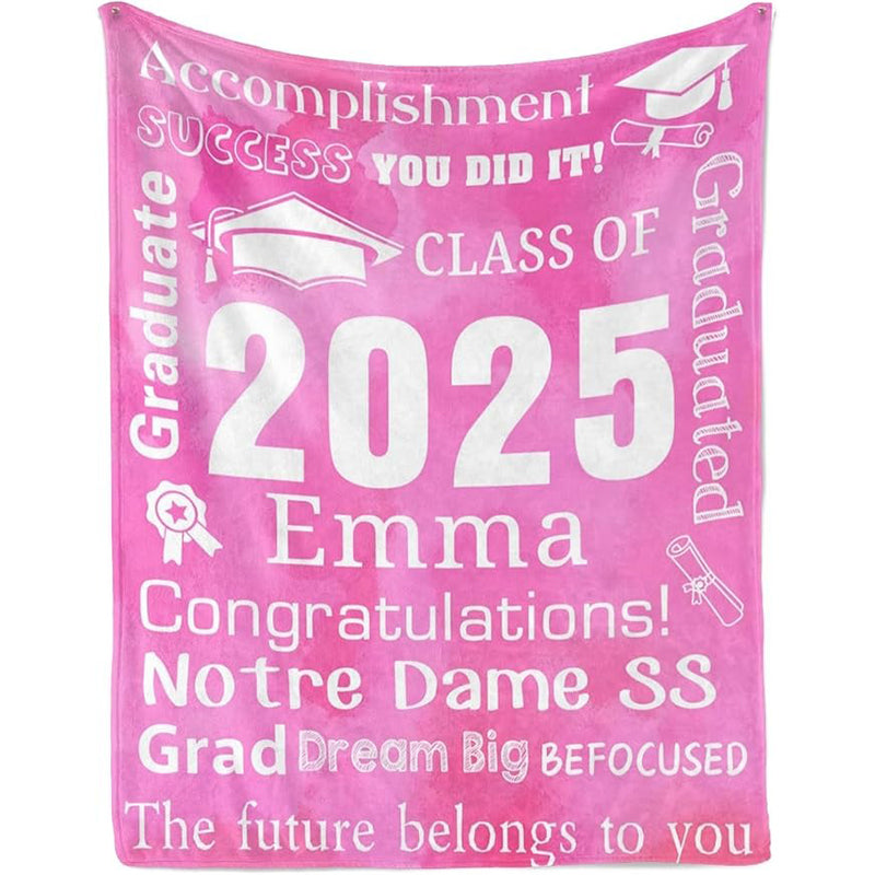 Personalized Graduation Blankets Graduation Gift