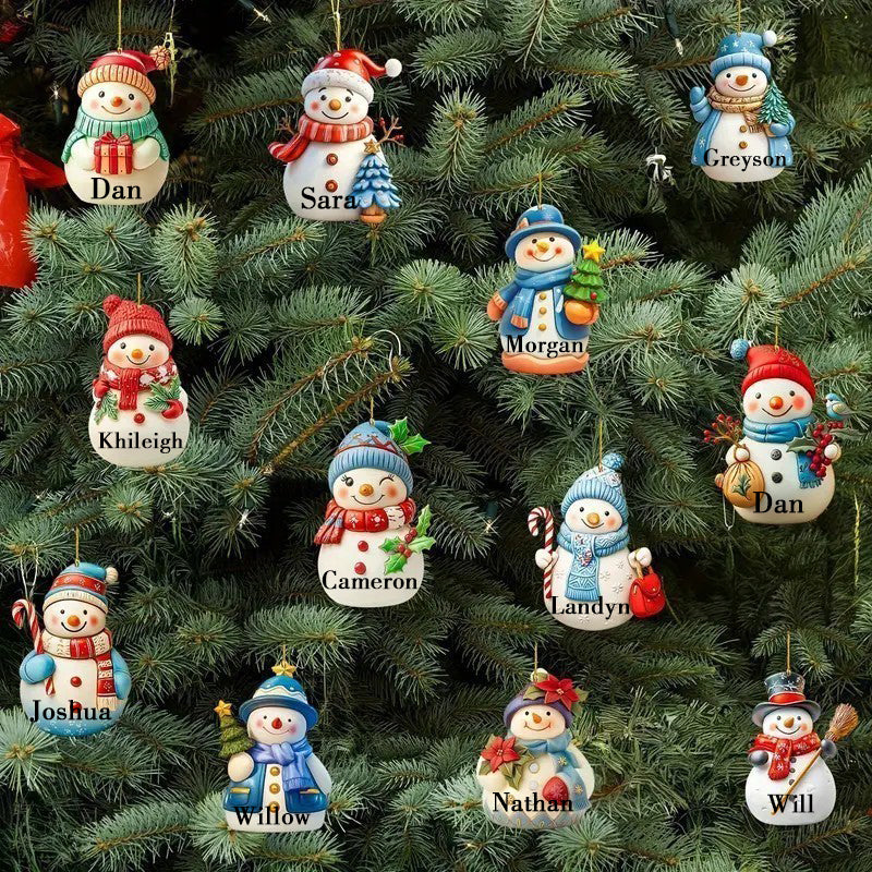 Personalized Name/Text Christmas Ornaments