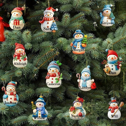 Personalized Name/Text Christmas Ornaments