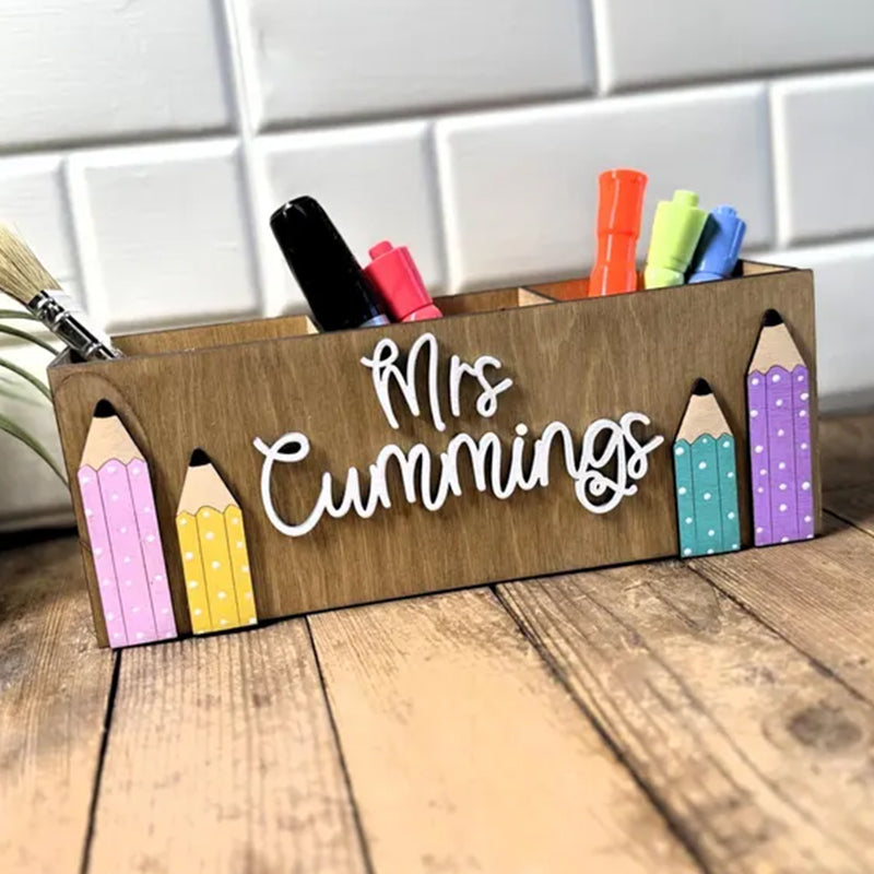 Teacher’s Gift Pencil Holder Desk Organizer