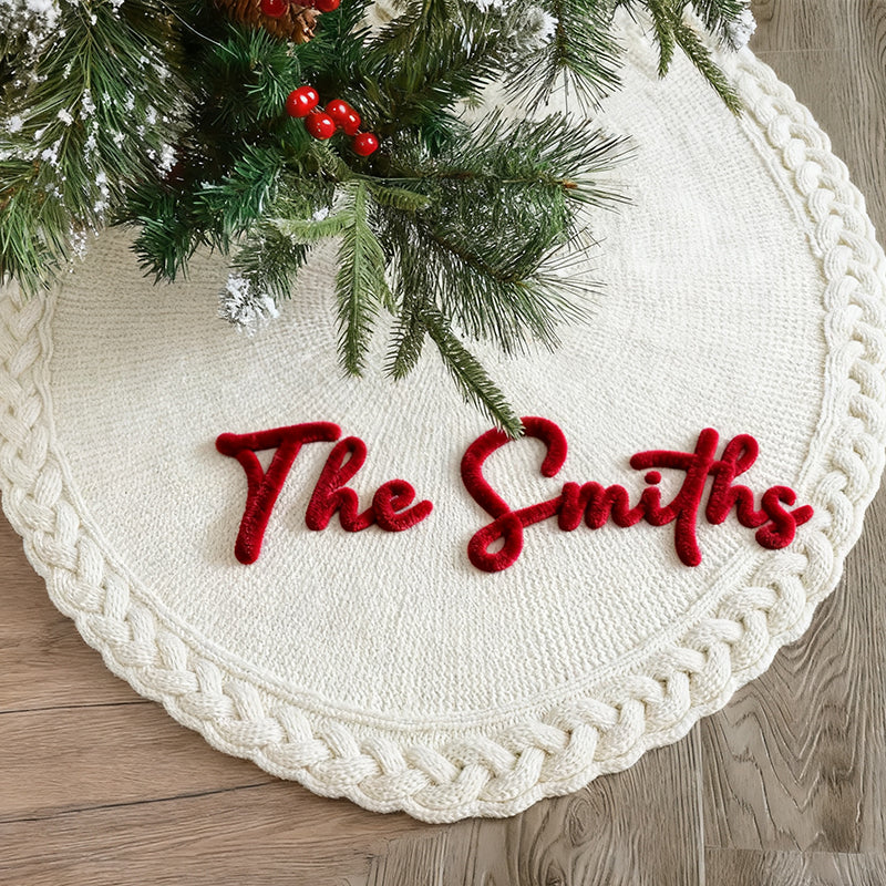 Personalized Christmas Tree Skirt