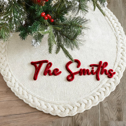 Personalized Christmas Tree Skirt